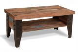Brooklyn Industrial Coffee Table with Shelf
